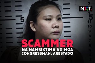 Scammer na nambiktima ng mga congressman, arestado