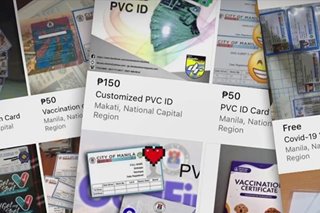 DILG nagbabala laban sa mga nag-aalok gawing PVC-ID ang vaccination cards