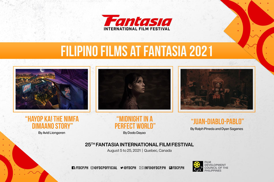 3 PH films to screen at Fantasia International Film Festival in Canada |  ABS-CBN News