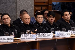 DOJ: BI officers tagged in 'pastillas' scam back on duty amid Duterte claim they were fired