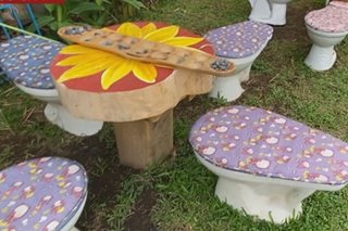 Parke na binuo gamit ang mga patapon na bagay bubuksan sa Albay