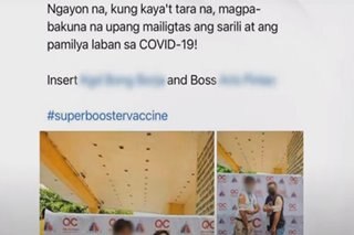 Post ng QC employee na 'booster shot' niya joke lang daw