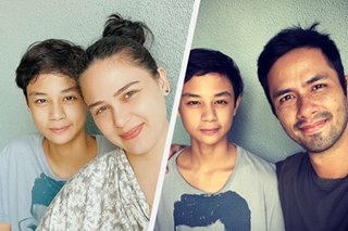 Kristine Hermosa, Oyo Sotto's son Kiel now a teenager