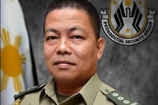 Col. Randolph Cabangbang napiling bagong PSG chief