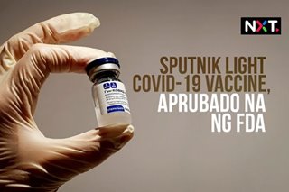 Sputnik Light COVID-19 vaccine, aprubado na ng FDA 