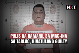 Pulis na namaril ng mag-ina, hinatulang guilty