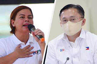 Sara Duterte vs Bong Go in 2022? Not ideal, says Cusi 