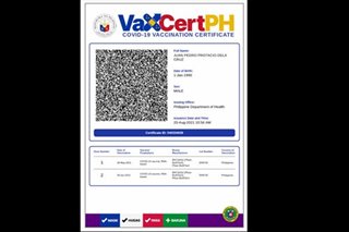 VaxCertPH won't replace yellow card: DICT exec