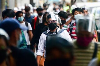 Gov't lifts face shield rule for areas under Alert Level 3, below