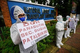 Health workers demand release of unpaid benefits