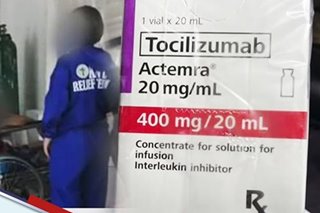 Tocilizumab supply to remain low until December: DOH