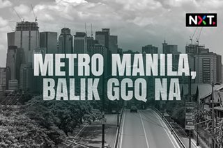 Metro Manila, balik-GCQ na