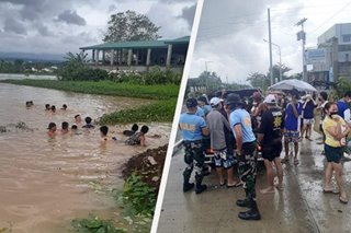 Ilang lugar sa Ormoc binaha dahil sa Bagyong Jolina