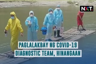 Paglalakbay ng COVID-19 diagnostic team, hinangaan