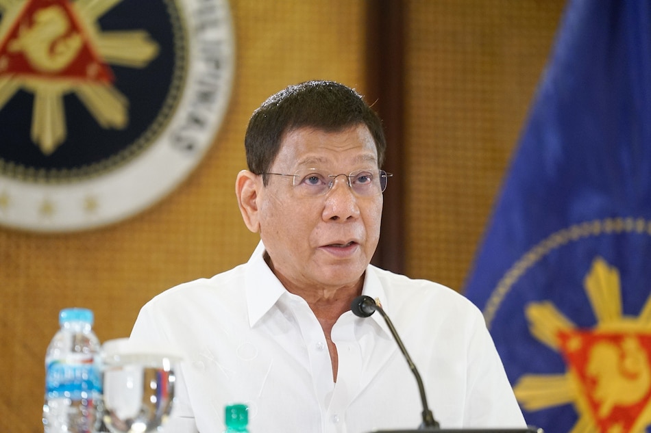 Pangulong Rodrigo Duterte noong Setyembre 13, 2021. 