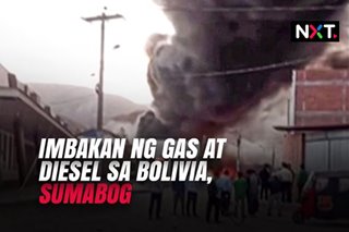 Imbakan ng gas at diesel sa Bolivia, sumabog 