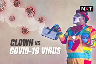 Clown vs COVID-19 virus 