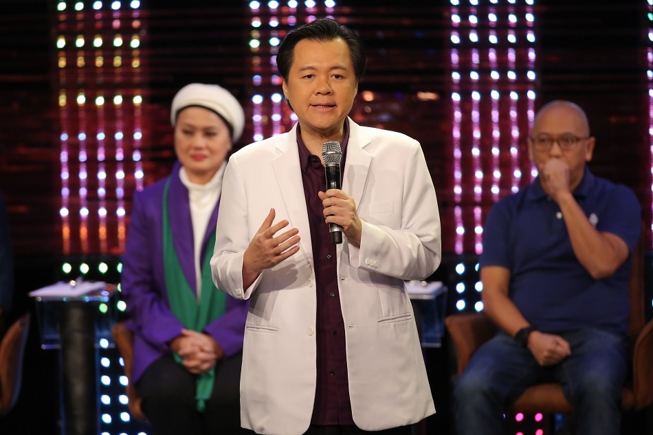 Willie Ong delivers his introductory remarks during the Harapan 2019 Senatorial Town Hall Debate at the ABS-CBN headquarters on February 17, 2019. George Calvelo, ABS-CBN News/file