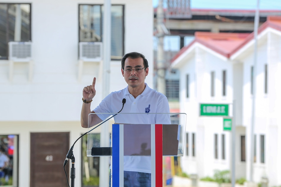 Manila Mayor Isko Moreno Domagoso officially declared his 2022 presidential bid at the Baseco Community playground in Tondo, Manila on September 22, 2021. Jonathan Cellona, ABS-CBN News