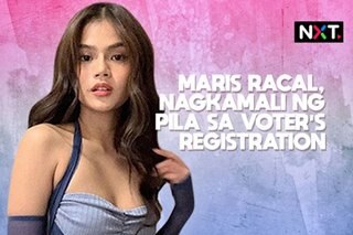 Maris Racal, nagkamali ng pila sa voter's registration