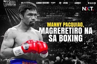 Manny Pacquiao, magreretiro na sa boxing