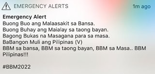 Makabayan bloc seeks House probe on BBM text alerts