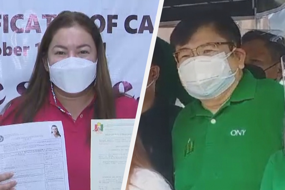 Naghain ng certificate of candidacy si dating Silang Mayor Omil Poblete, at magkapatid na sina General Trias Mayor Ony Ferrer at Rep. Jon-jon Ferrer. ABS-CBN News