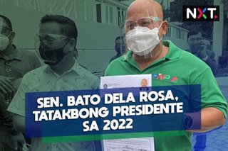 Sen. Bato Dela Rosa, tatakbong presidente sa 2022 