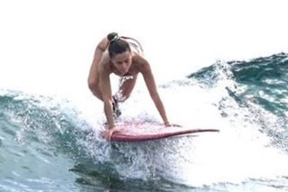 Yassi likens taking care of her mental health to surfing