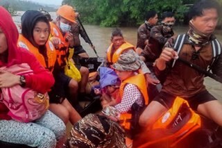 PH Navy saves residents in flood-hit La Union town