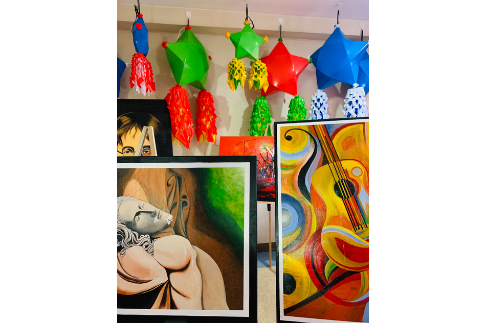 The BJMP jail facility in San Juan City showcased crafts of prisoners, which altogether fetched P500,000. Bianca Dava, ABS-CBN News