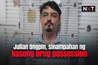  Julian Ongpin, sinampahan ng kasong drug possession