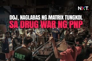DOJ, naglabas ng matrix tungkol sa drug war ng PNP 