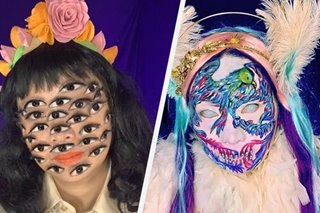 TINGNAN: Pang-Halloween na makeup ng Filipina designer