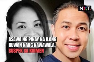 Asawa ng Pinay na nawawala, suspek sa krimen 