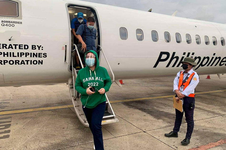  President Rodrigo Duterte's daughter Davao City Mayor Sara Duterte-Carpio visits Cebu province. Duterte-Carpio's Facebook page 
