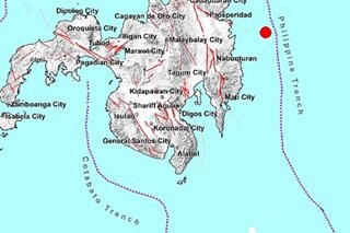 Magnitude 5.3 quake strikes off Surigao del Sur