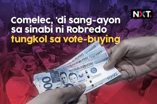Comelec, 'di sang-ayon kay Robredo ukol sa vote-buying