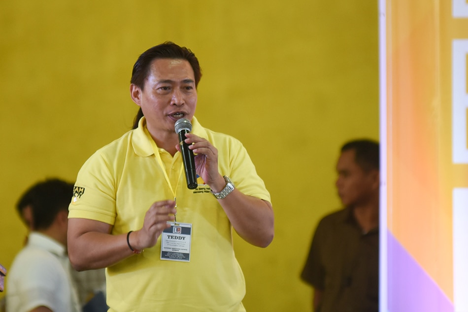 Then congressman Teddy Baguilat during the Partido Liberal National Executive Council (NECO) meeting at the Barangay Loyola Heights multi-purpose hall in Quezon City on Sept. 25, 2018. George Calvelo, ABS-CBN News/File 
