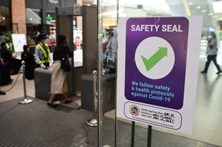 Mga pasilidad na may safety seals, dapat madagdagan para sa Alert Level 1