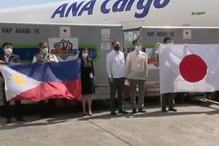 1 million AstraZeneca COVID jabs from Japan arrive in PH