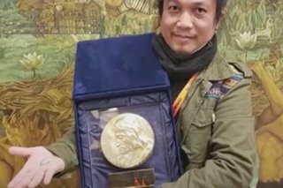 Filipino wins grand prize in Florence Biennale 2021