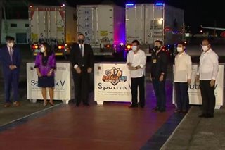 Mahigit 2.8 milyong Sputnik V COVID-19 vaccines dumating na