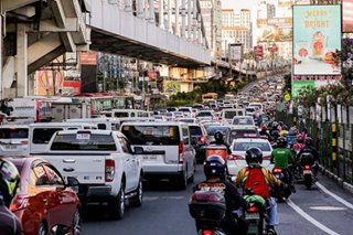 Traffic build-up along EDSA amid alert level 2