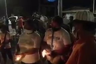 Prayer vigil isinagawa sa ipinasarang Zagitsit Station