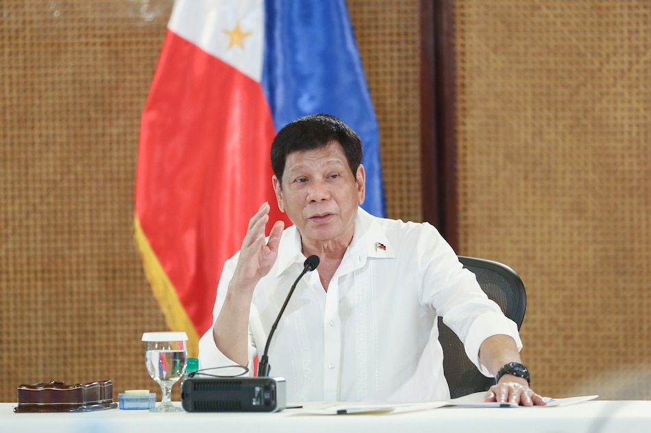 President Rodrigo Duterte at the Malacañan Palace on November 9, 2021. Karl Alonzo, Presidential Photo/File