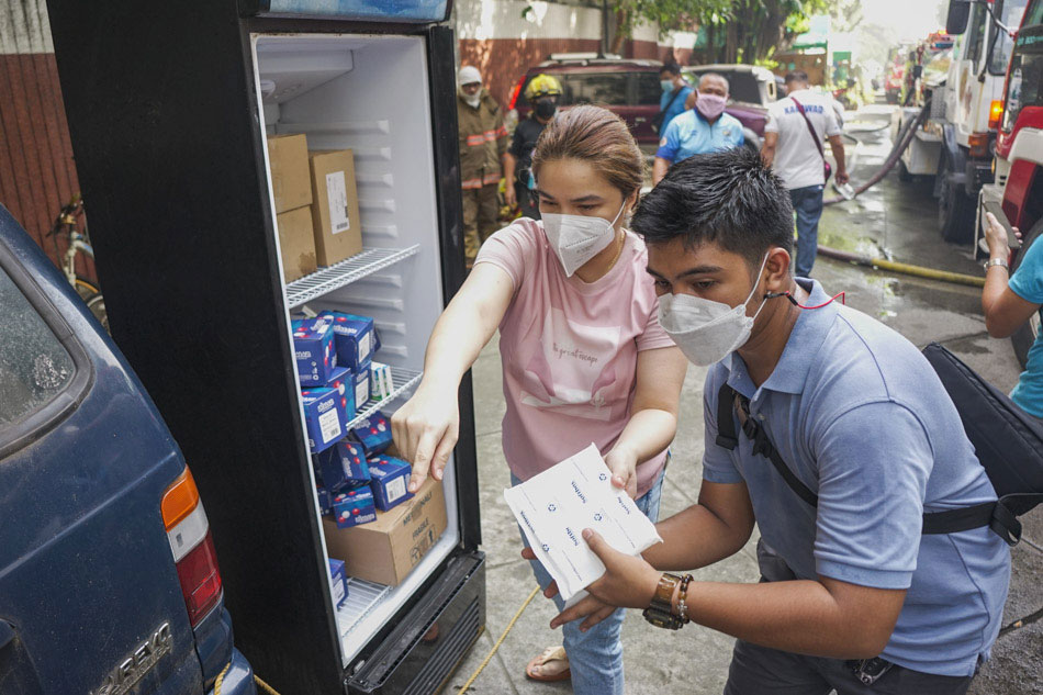 Saving vaccines after fire hits Cuneta Astrodome