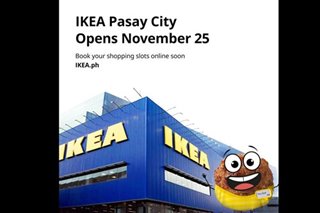 World's biggest IKEA store to open in Pasay City on Nov. 25