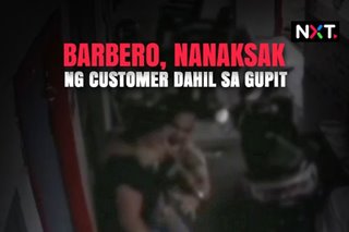 Barbero, nanaksak ng customer dahil sa gupit