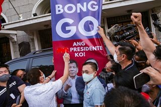 Vice no more, as Bong Go to run for president